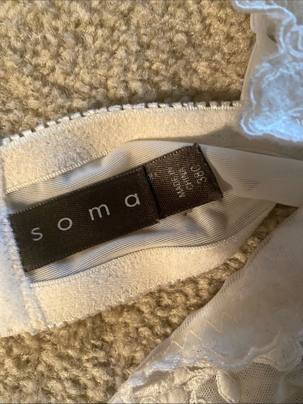 Soma 38C. 3-bra bundle no padding. Underwire - Picture 8 of 8